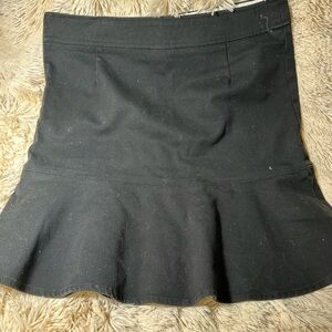 Gap Women’s Size 10 Pencil Flare Black Skirt